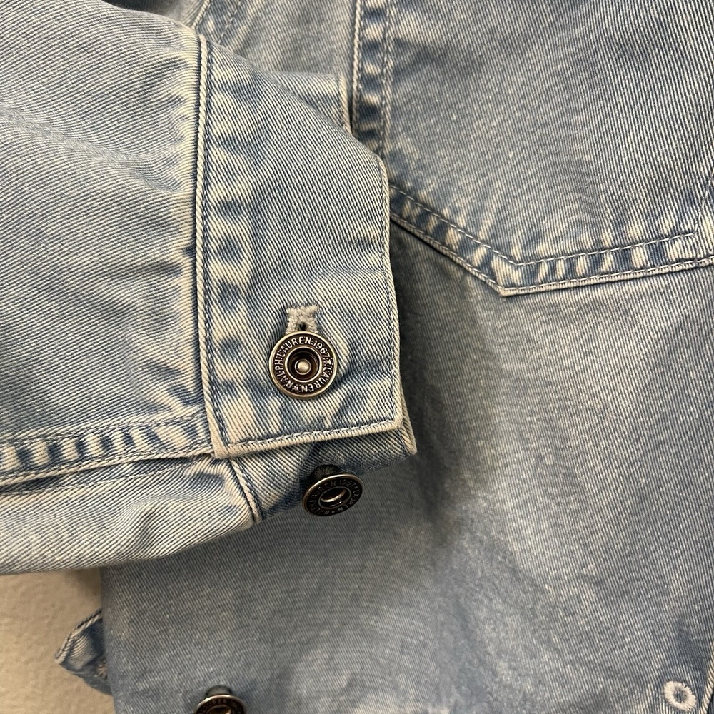 VTG Lauren Ralph Lauren Glen Canyon Dry Goods Supply Denim Jacket Women's Size S - Picture 7 of 12